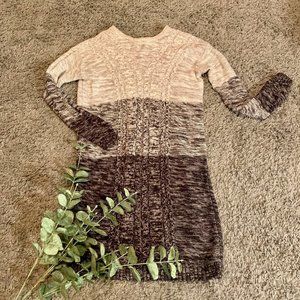 Old Navy | Tricolor Grey Sweater Dress | EUC